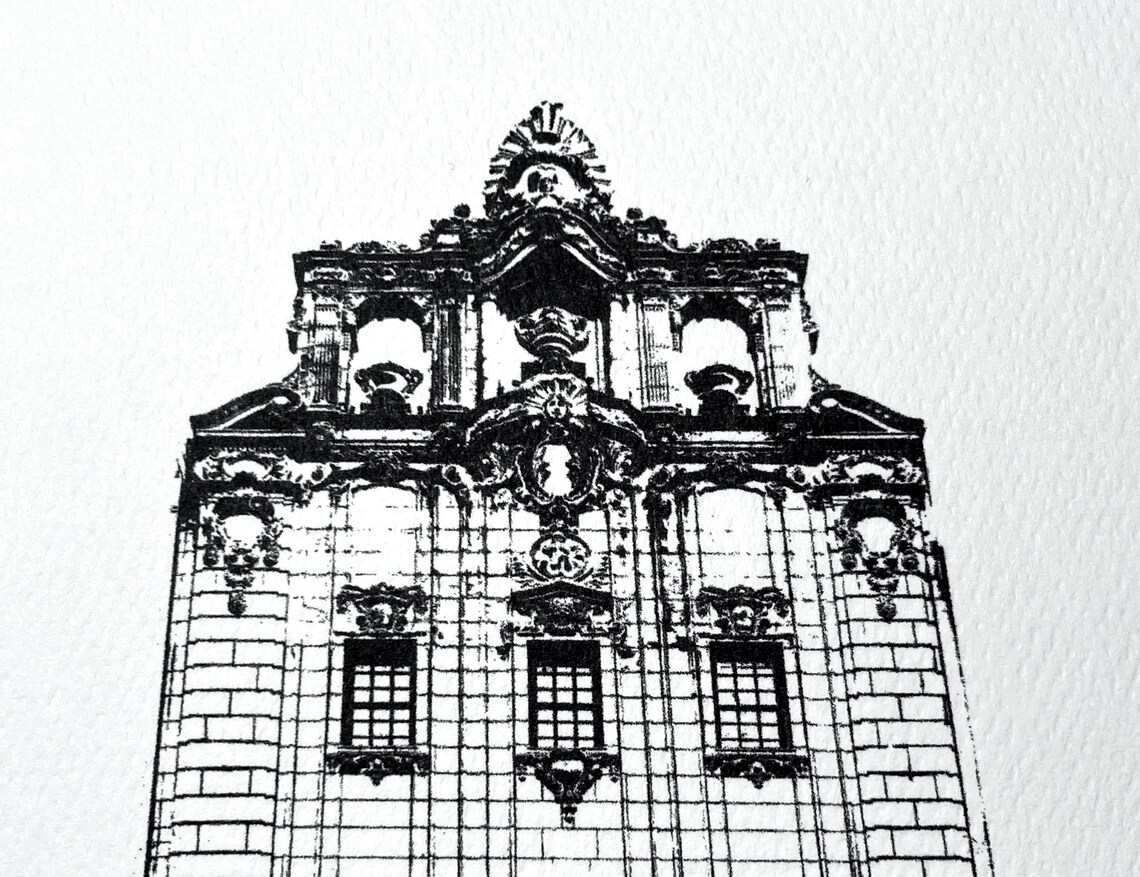 Boston Opera House Art Print / Illustration by CityArtPrints.com