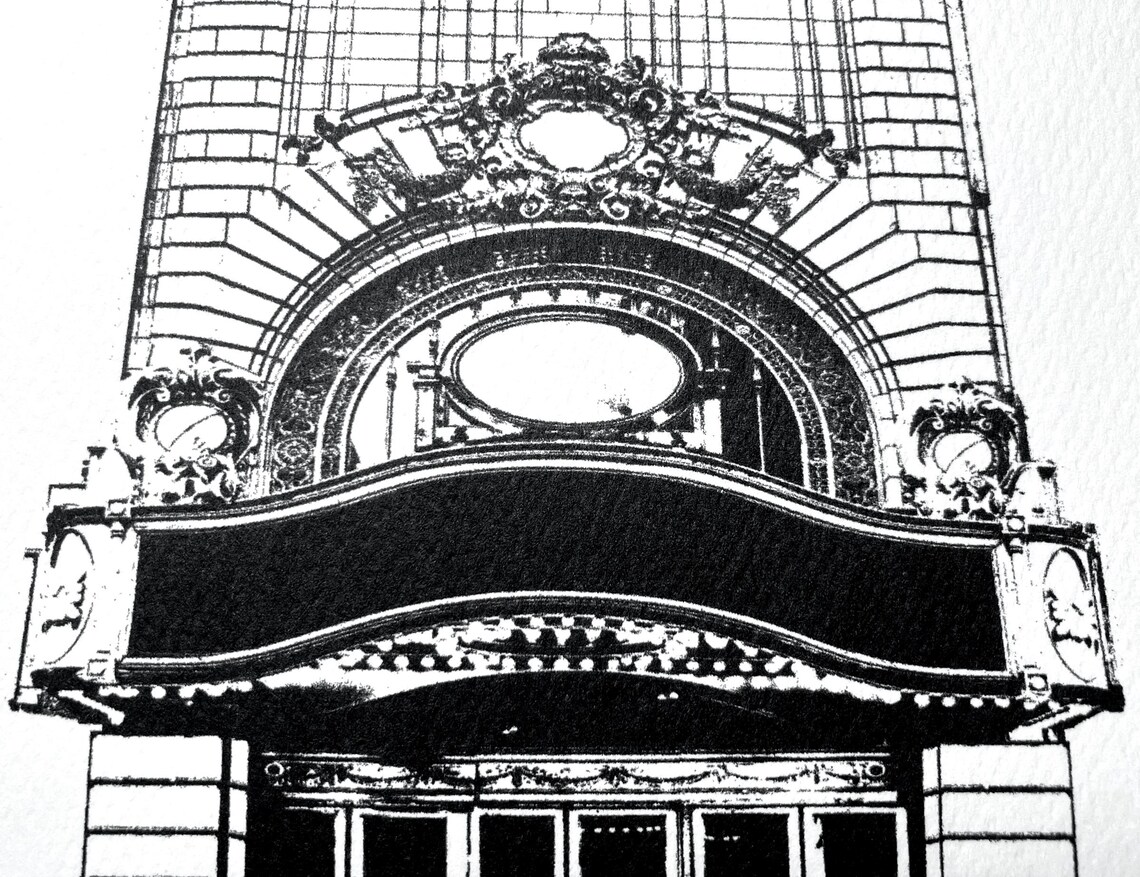 Boston Opera House Art Print / Illustration by CityArtPrints.com