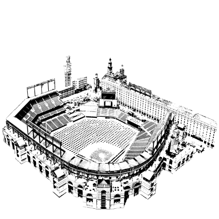 Oriole Park at Camden Yards in Baltimore Maryland