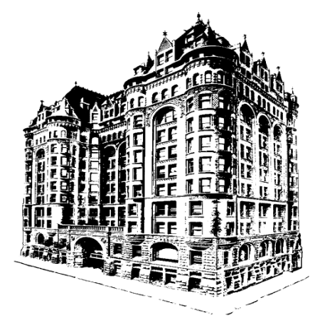 woman's temple historical lost chicago architecture  illustration art print