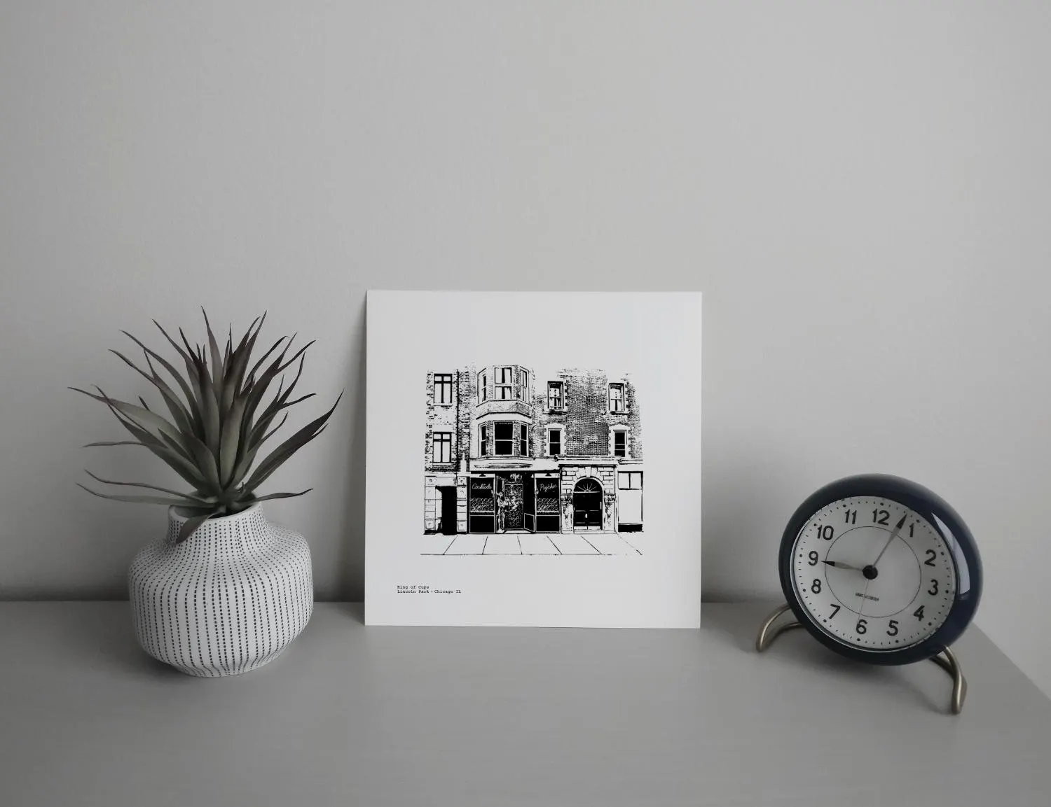 King of Cups Bar Street front illustration by cityartprints.com