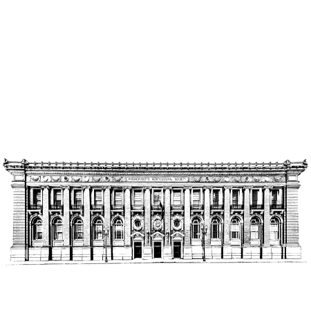custom illustration of The Federal Center in Chicago Illinois