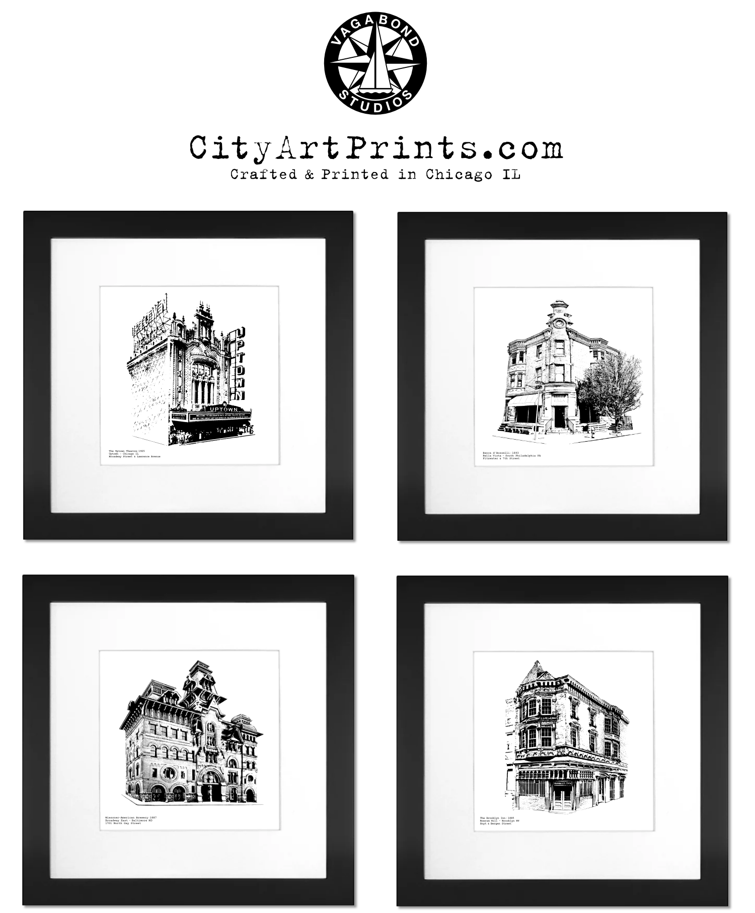 CityArtPrints.com - Crafted and Printed in Chicago IL